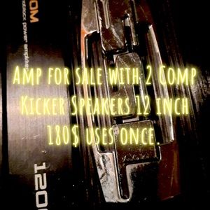 Comp Kicker Speaker 12 inch with Amp